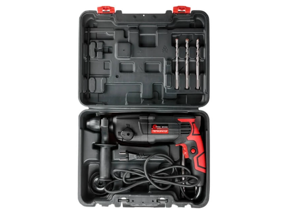 Перфоратор 850 Вт, 3 режима, 2.5 Дж, 0-1100 об/мин, 0-5100 уд/мин INTERTOOL WT-0154 