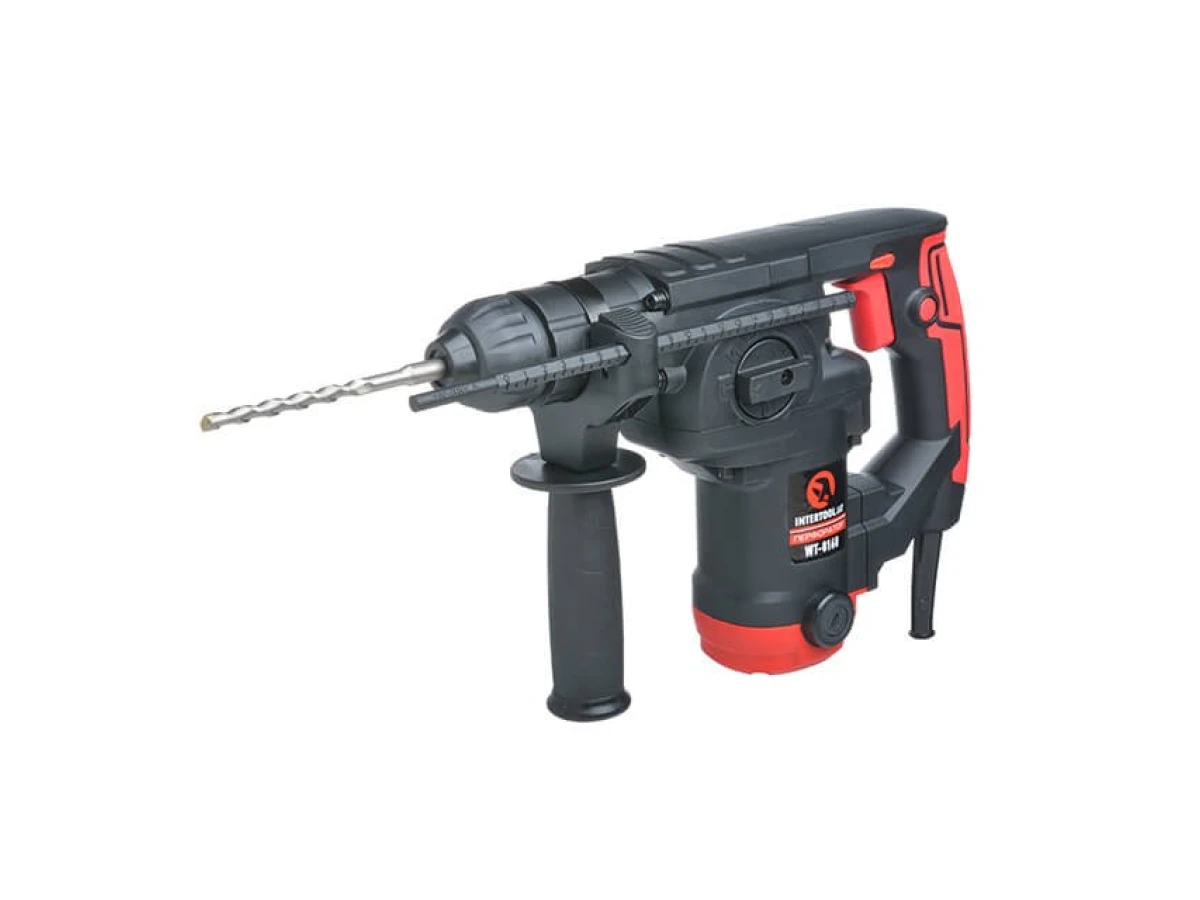 Перфоратор 900 Вт, 3.5 Дж, 0-930 об/мин, 0-5100 уд/мин, 3 режима INTERTOOL WT-0160 