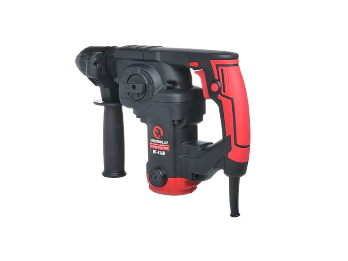Перфоратор 900 Вт, 3.5 Дж, 0-930 об/мин, 0-5100 уд/мин, 3 режима INTERTOOL WT-0160 