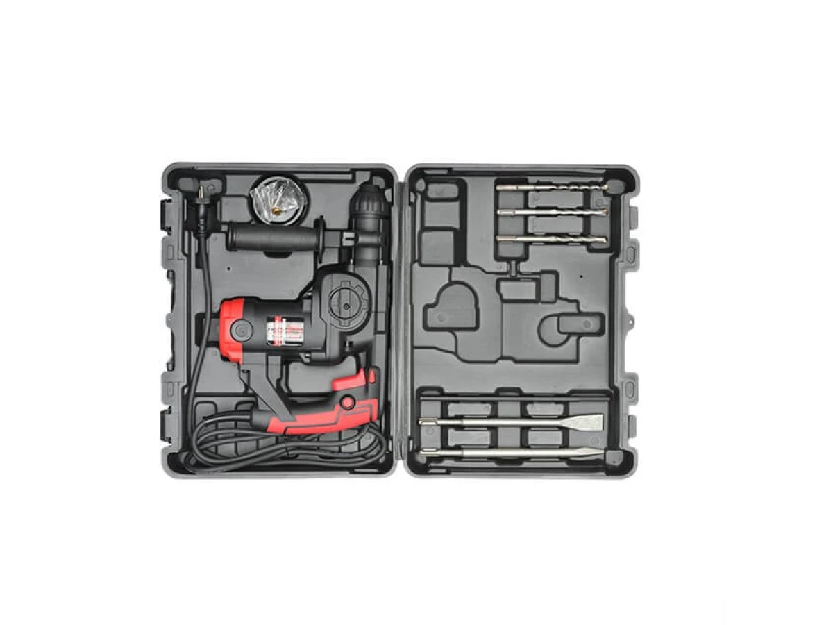 Перфоратор 900 Вт, 3.5 Дж, 0-930 об/мин, 0-5100 уд/мин, 3 режима INTERTOOL WT-0160 