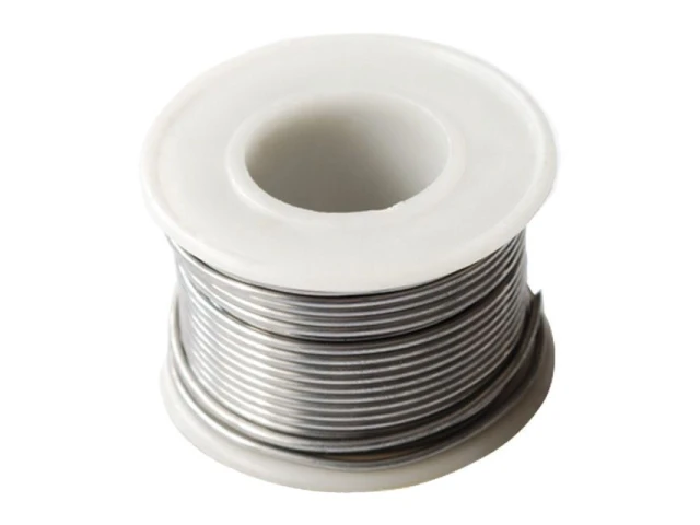 Припій для паяльника 100 г, D-1.00 мм, 40% олово, 60% свинець INTERTOOL RT-2065 