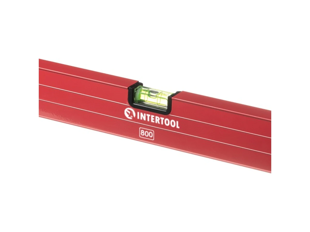 Рівень 800 мм, 3 вічка INTERTOOL MT-1108 