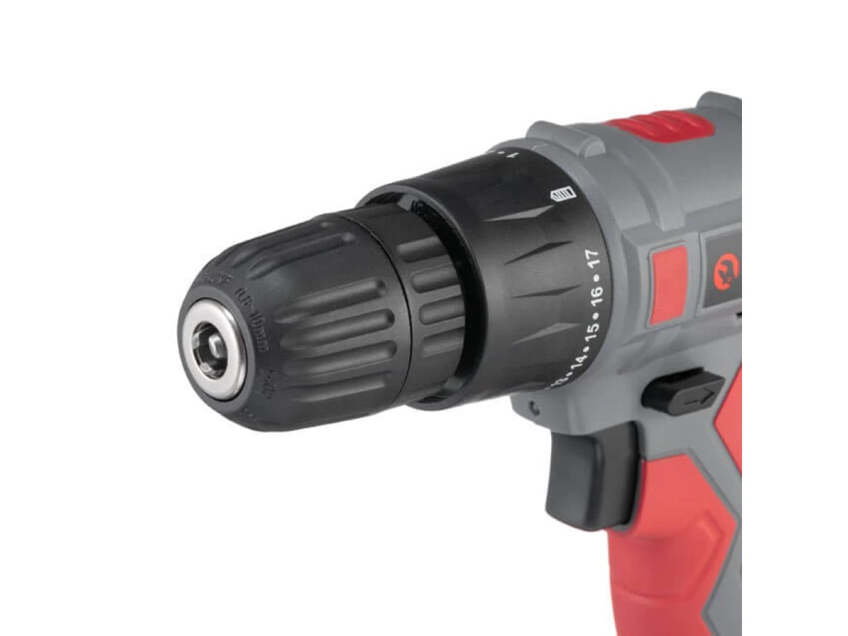 Дриль-шуруповерт акумуляторний 18 В, 17 Nm, 0-700 об/хв, 0.8-10 мм, Li-Ion, 1.5 Аг INTERTOOL DT-0315 