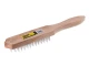 Щетка ручная 6-рядная, деревянный корпус BT-0004 
