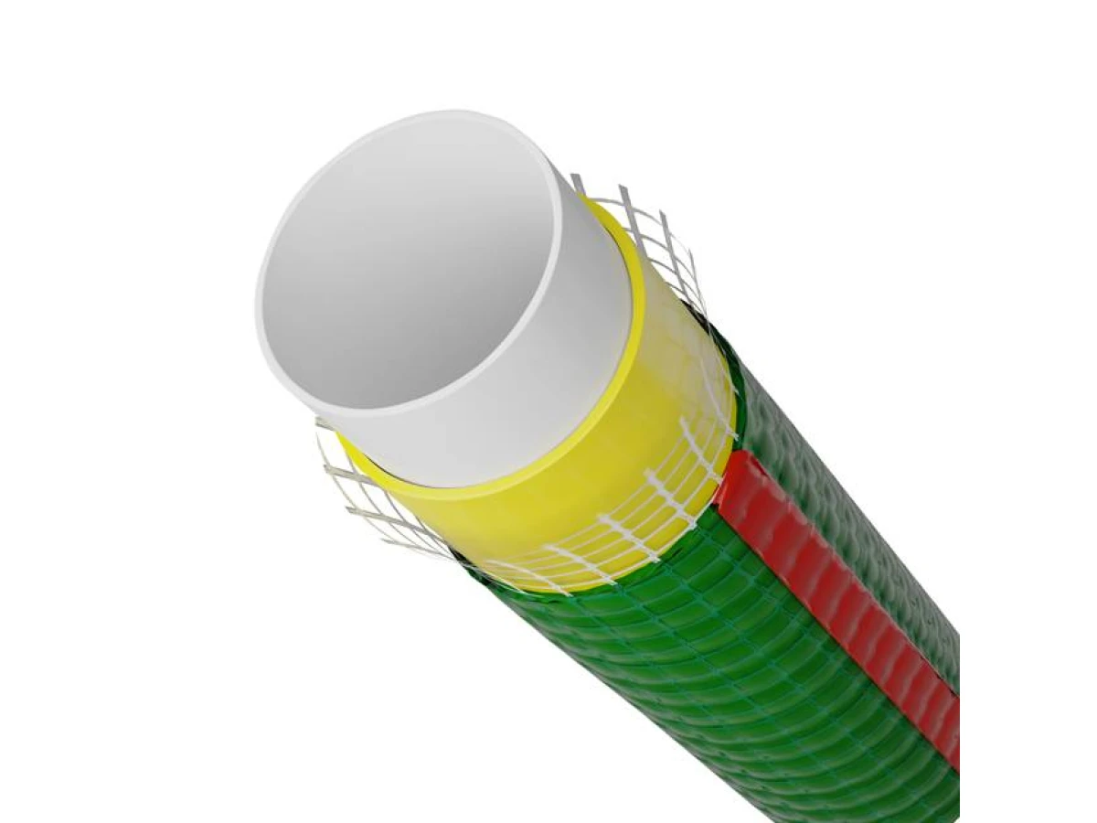 Шланг для воды 4-х слойный, 1/2", 50 м, армированный, PVC INTERTOOL GE-4106 