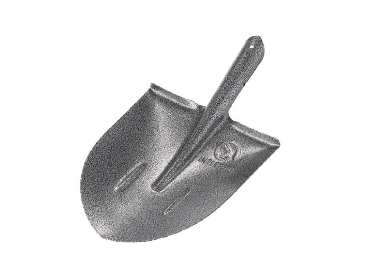 Лопата штыковая 0,8 кг., "Американка" с ребрами жесткости INTERTOOL FT-2000 