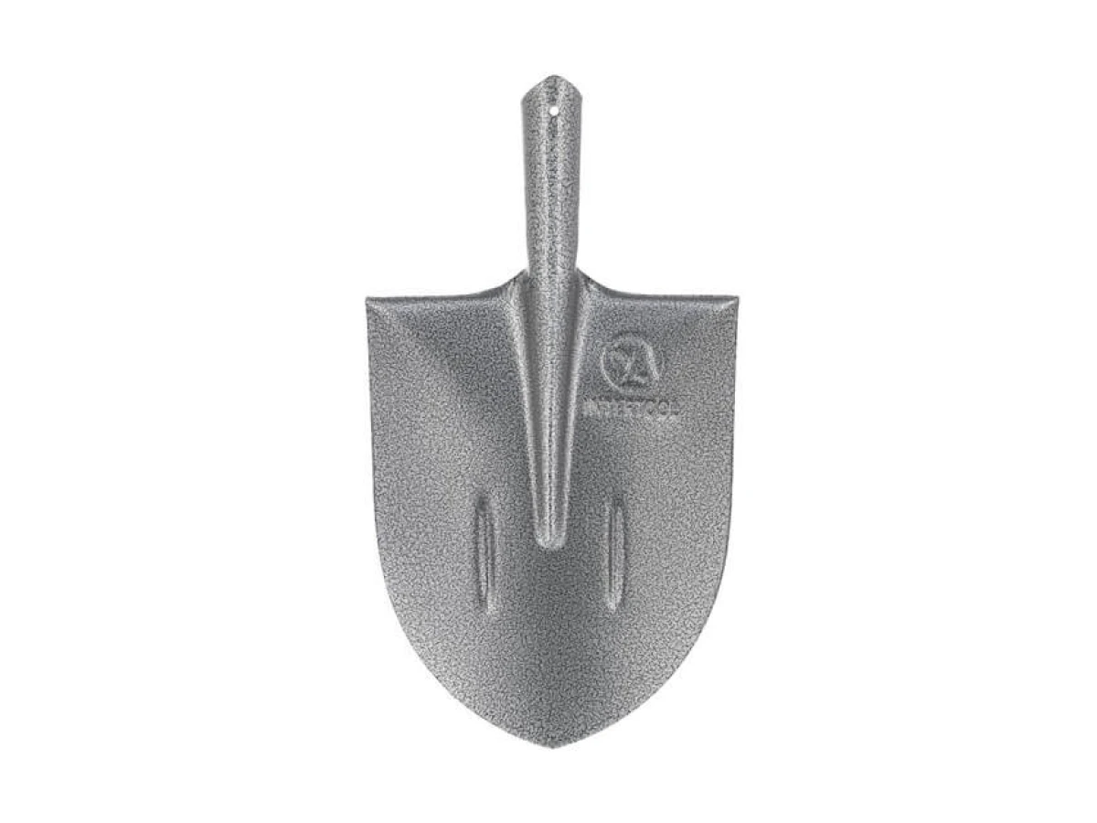 Лопата штыковая 0,8 кг., "Американка" с ребрами жесткости INTERTOOL FT-2000 