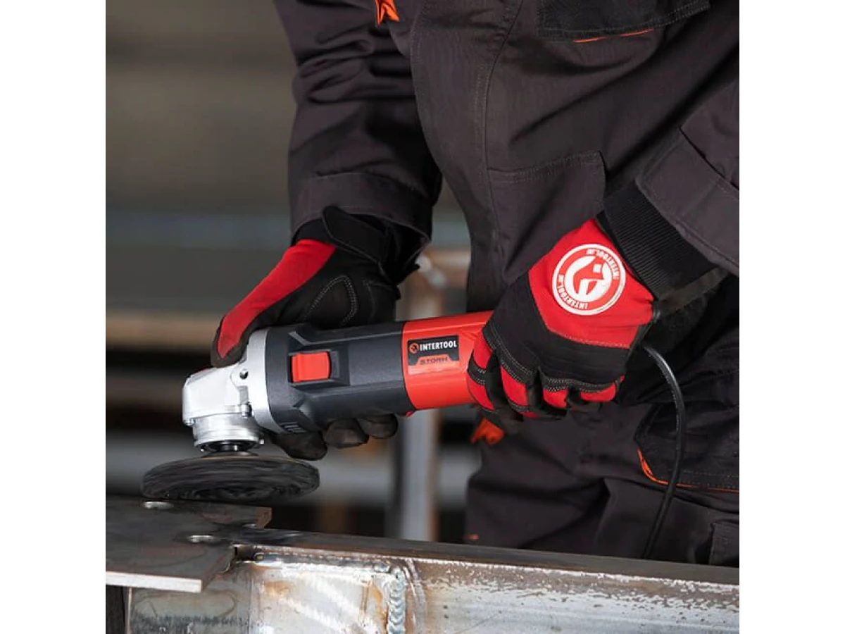 Диск зачистний із спіненого абразиву чорний 125*22,2*13 мм, P46, T27 INTERTOOL BT-0602 