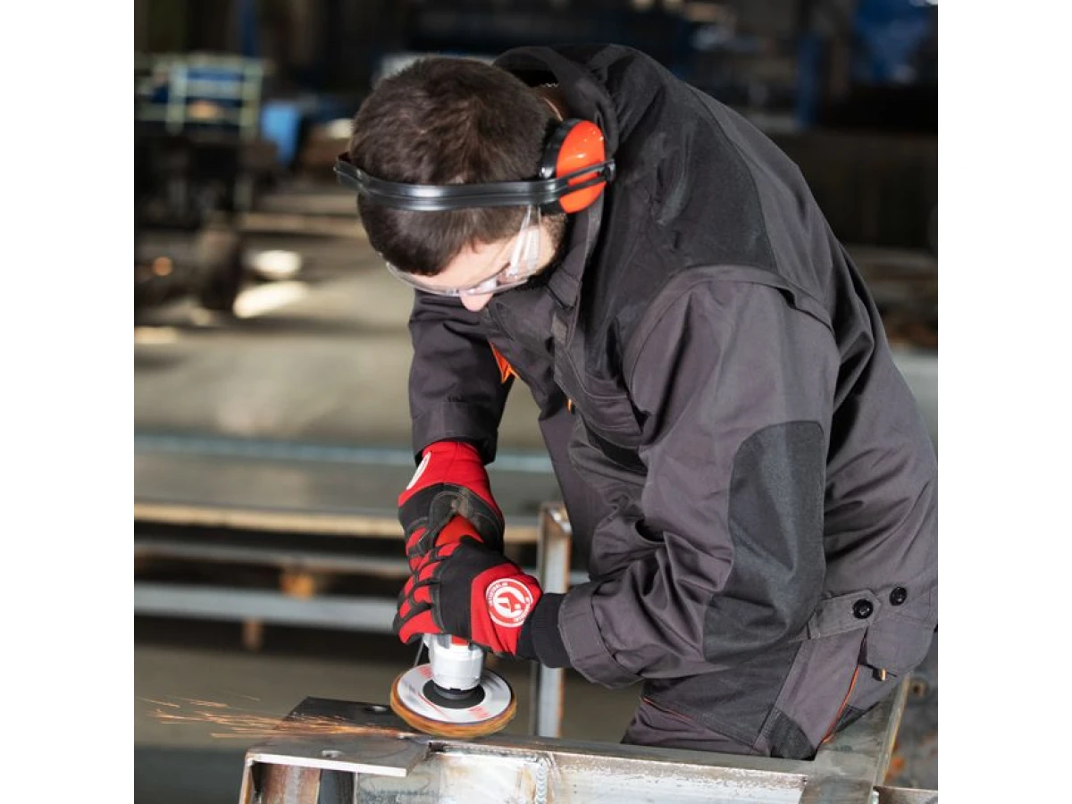 Диск зачистний із спіненого абразиву помаранчевий 125*22,2*13 мм, P46, T27 INTERTOOL BT-0605 