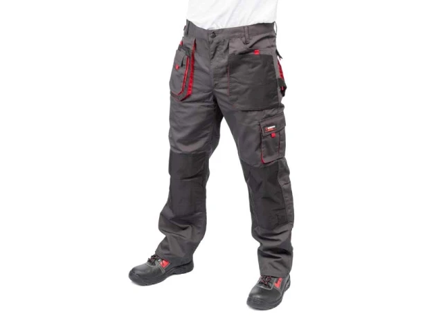 Брюки рабочие 80 % полиэстер, 20 % хлопок, плотность 260 г/м2, XL INTERTOOL SP-3014 