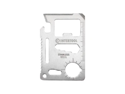 Картка мультитул 11 в 1 INTERTOOL HT-0589