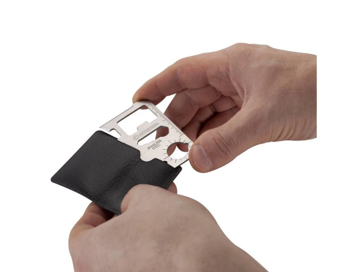 Картка мультитул 11 в 1 INTERTOOL HT-0589 