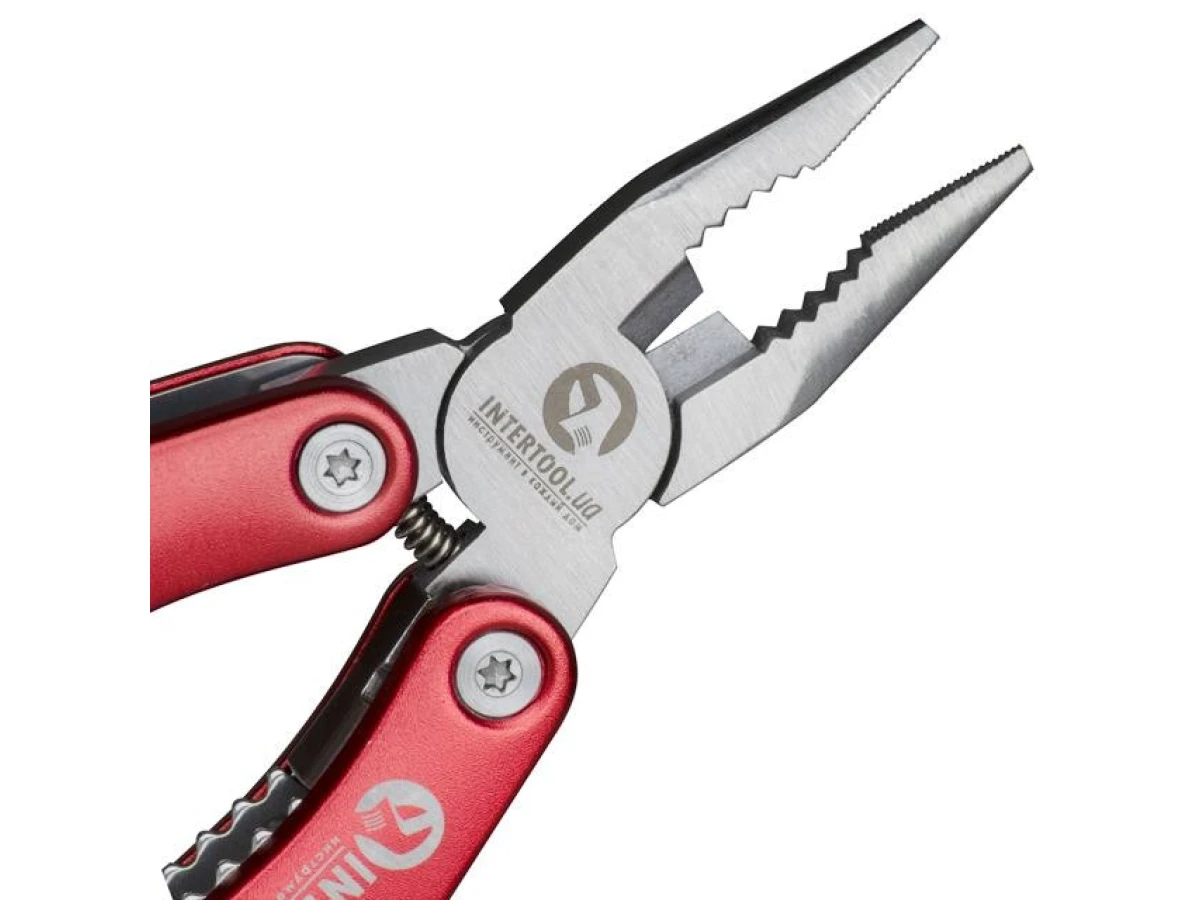 Мультиінструмент 160 мм, 12 в 1, з чохлом INTERTOOL HT-0541 