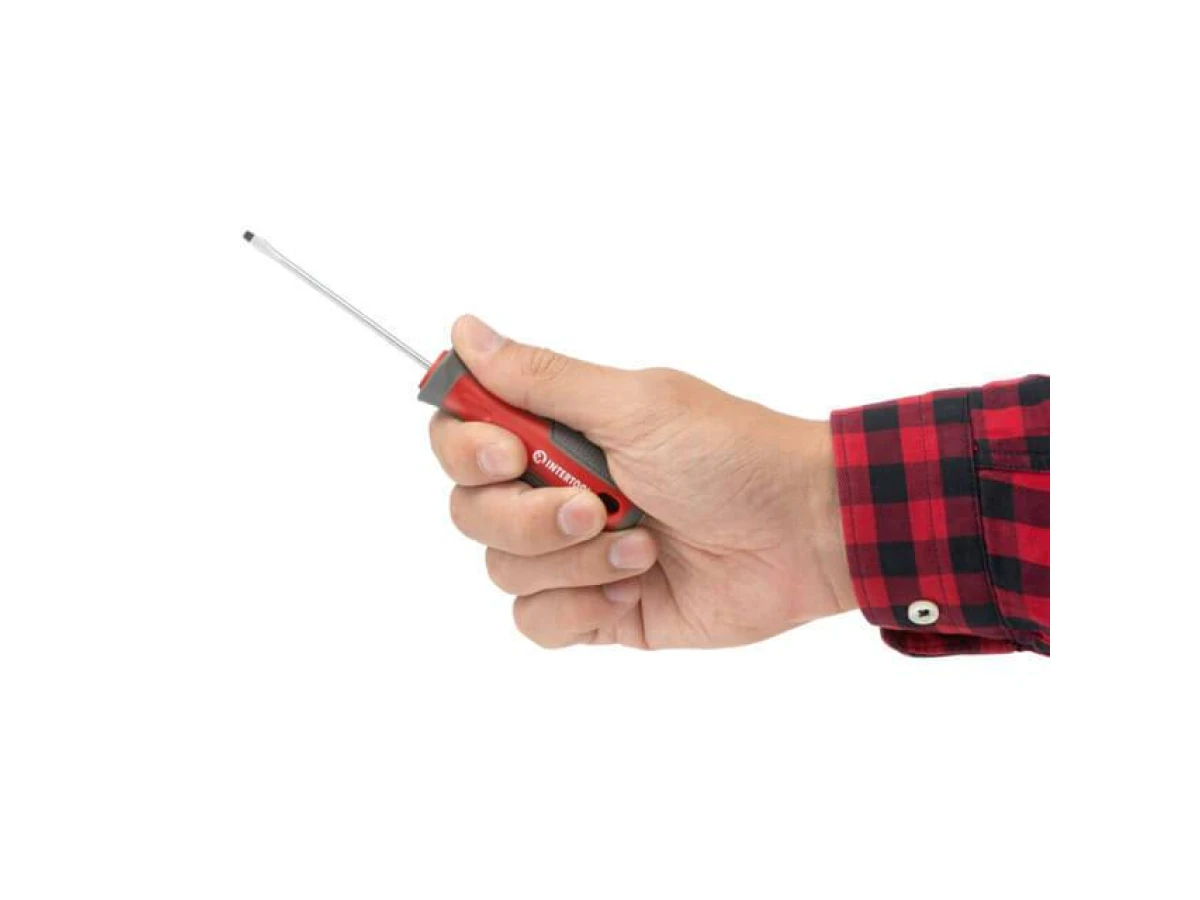 Отвертка шлицевая SL3.0*75 мм, CR-V INTERTOOL VT-3301 