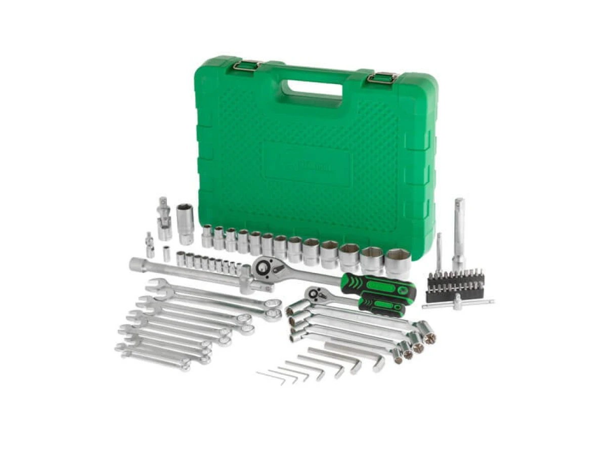 Набір інструментів 1/2" & 1/4", 77 од. INTERTOOL ET-6077 