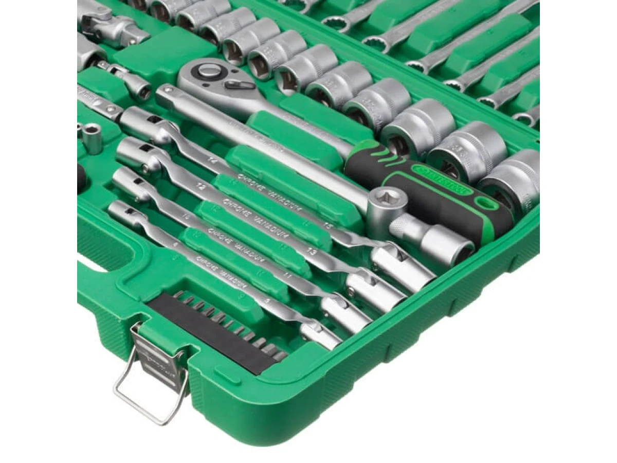 Набір інструментів 1/2" & 1/4", 77 од. INTERTOOL ET-6077 