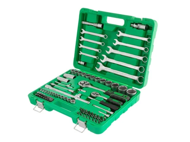 Набір інструментів 1/2" & 1/4", 82 од. INTERTOOL ET-6082SP 
