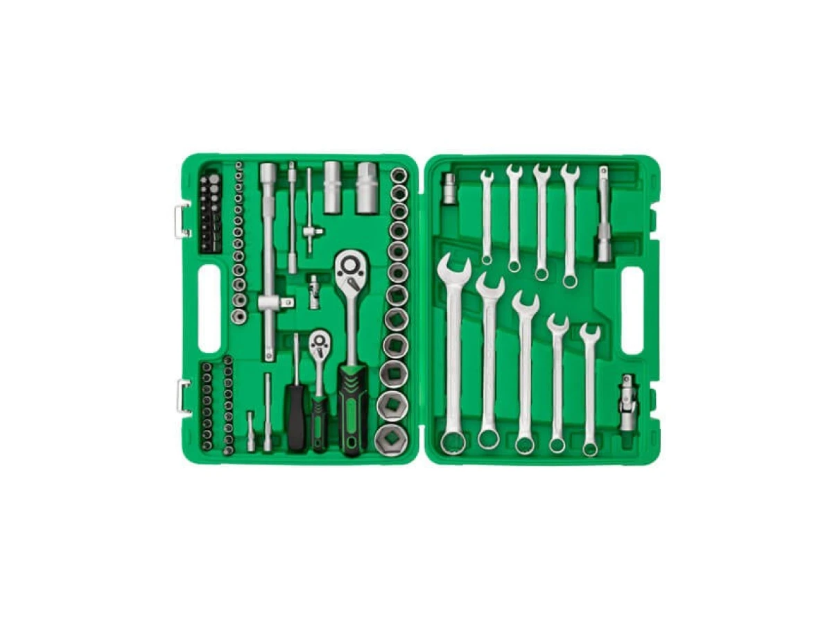 Набір інструментів 1/2" & 1/4", 82 од. INTERTOOL ET-6082SP 