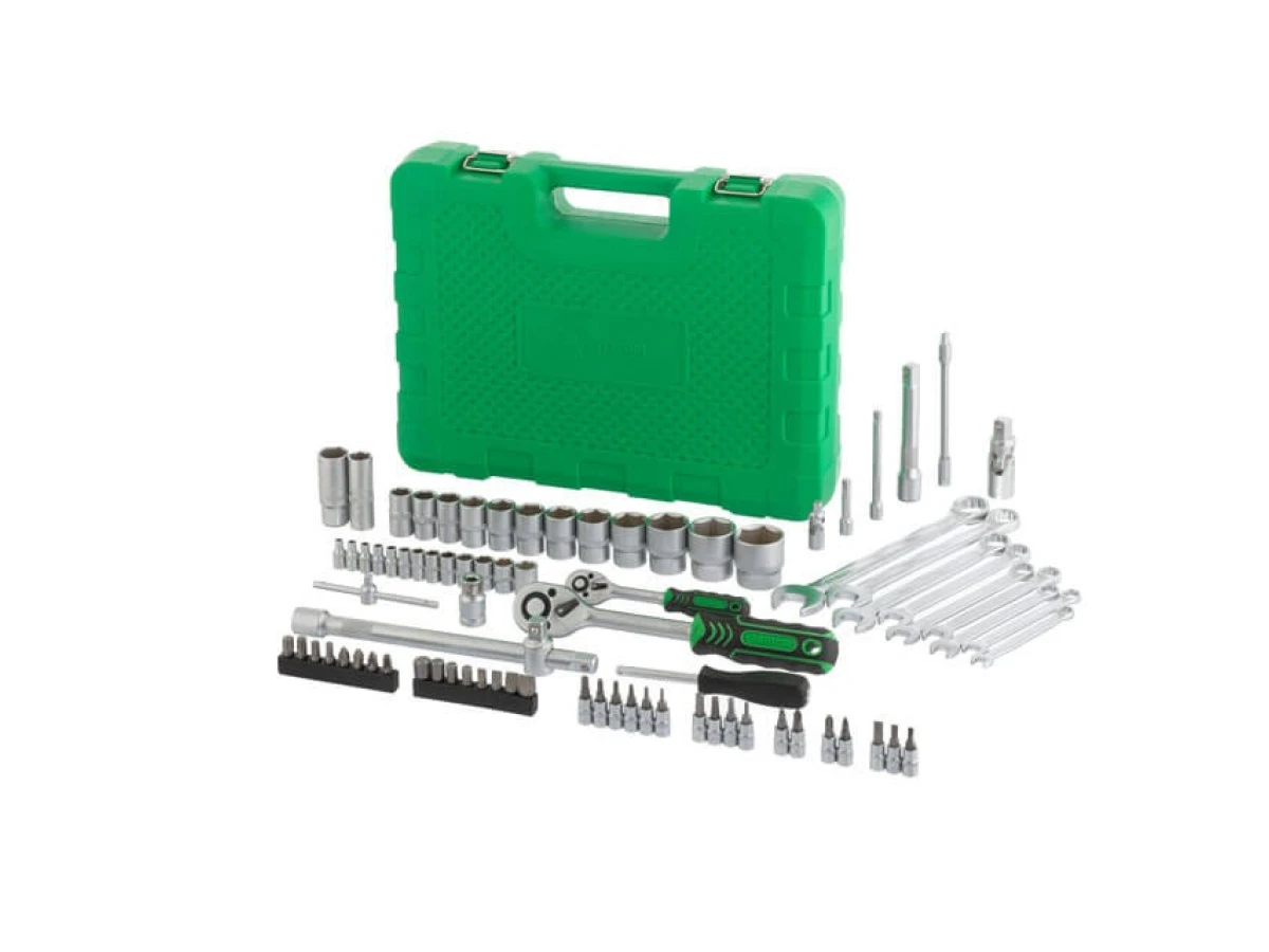 Набір інструментів 1/2" & 1/4", 82 од. INTERTOOL ET-6082SP 