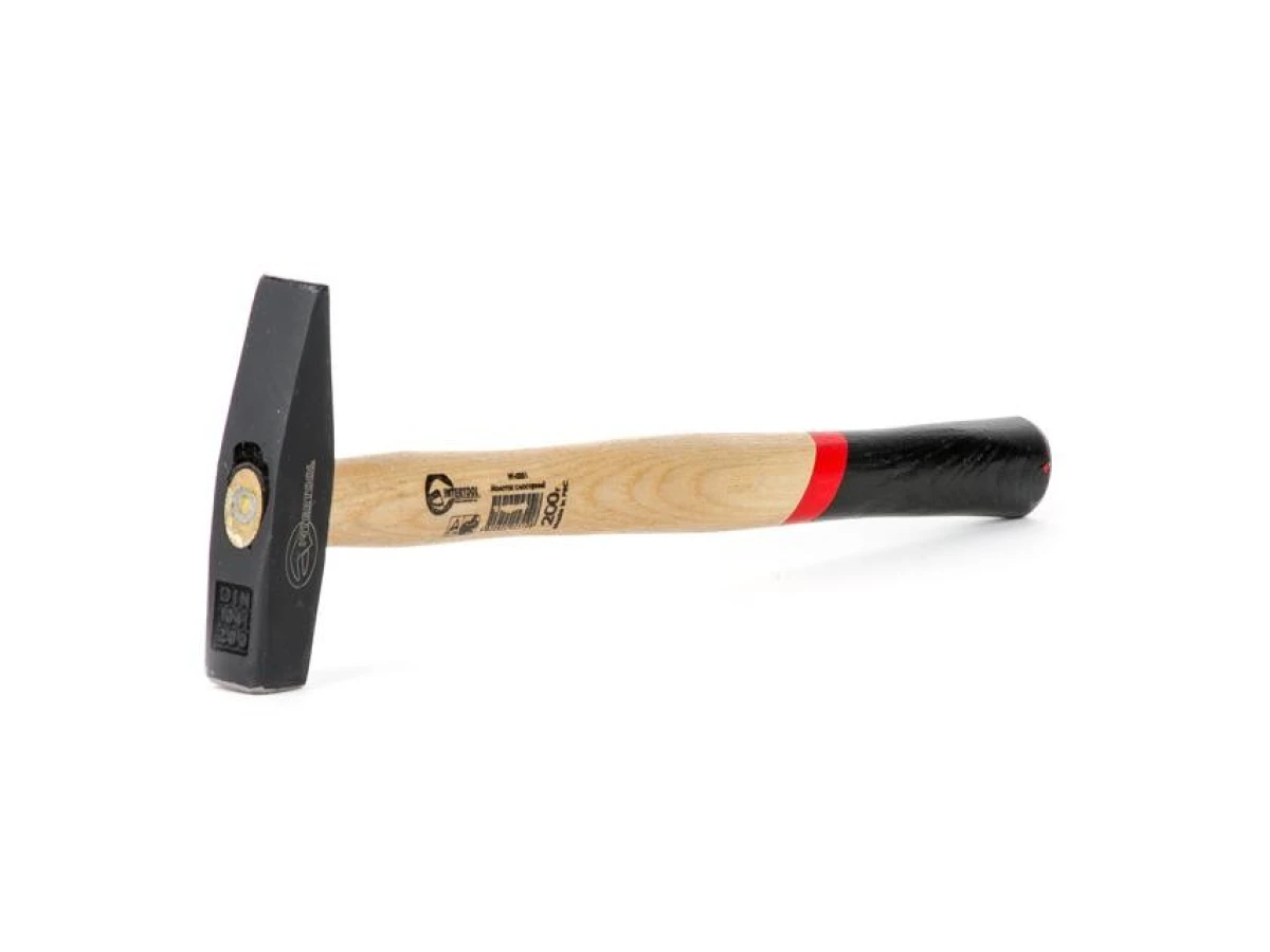 Молоток слюсарний 200 г, ручка ясен INTERTOOL HT-0251 