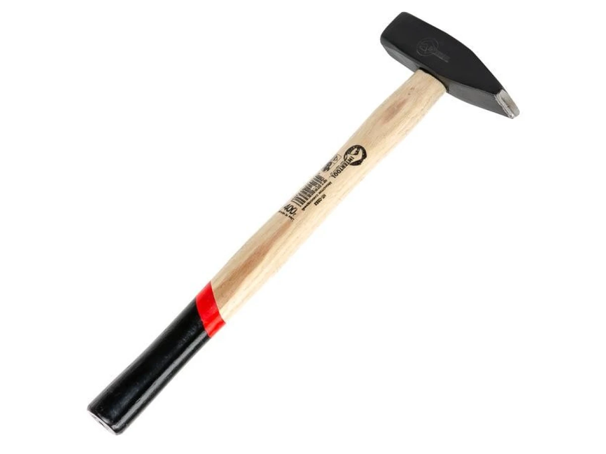 Молоток слюсарний 400г,ручка ясен INTERTOOL HT-0253 