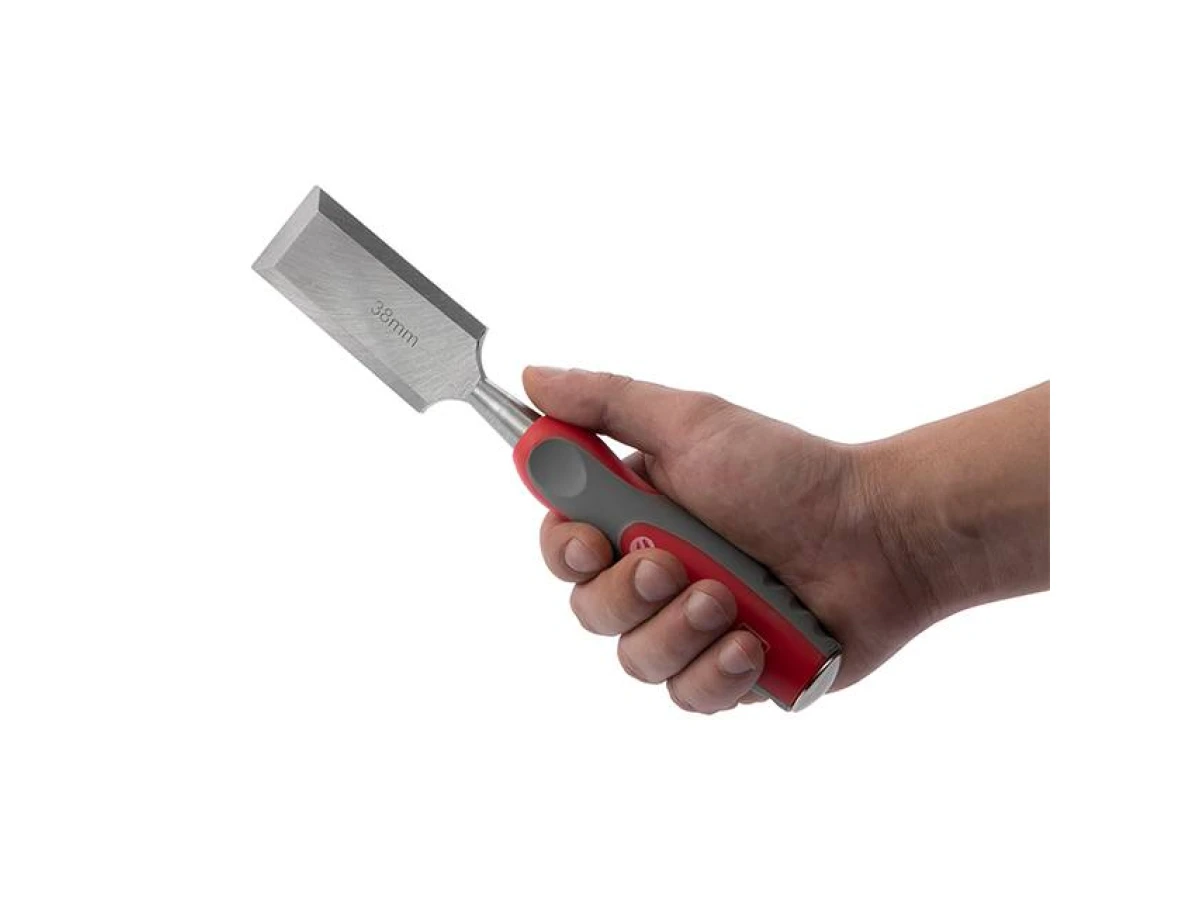 Стамеска 38 мм, Cr-V, двухкомпонентная рукоятка INTERTOOL HT-3538 