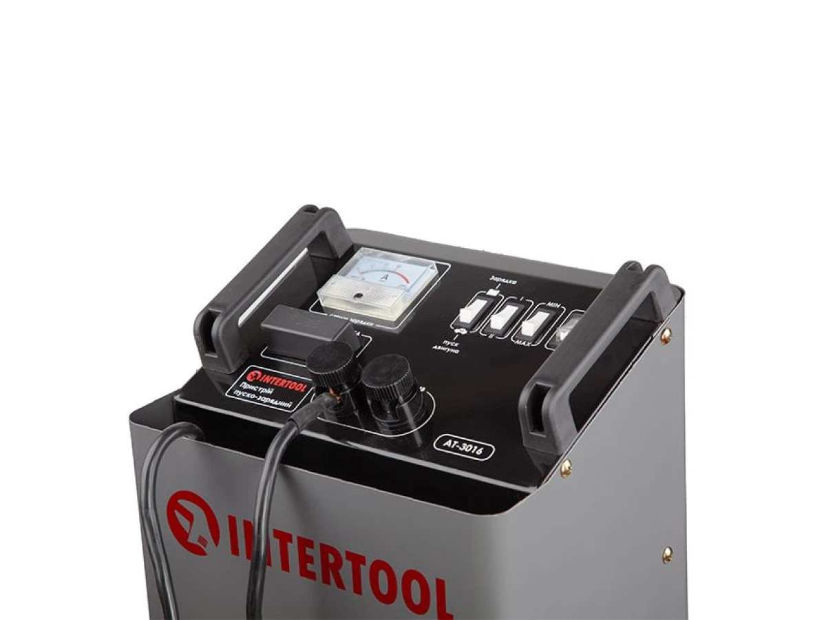Пускозарядное устройство 12 В - 24 В, 300 А, 1.2 кВт INTERTOOL AT-3016 