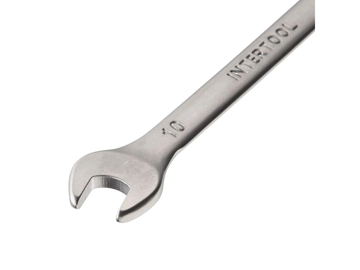 Ключ комбінований 10 мм CrV INTERTOOL HT-1210 