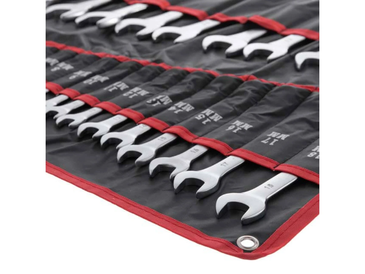 Набір ключів комбінованих, 25 шт (чохол) 6-32 мм CrV INTERTOOL HT-1200 