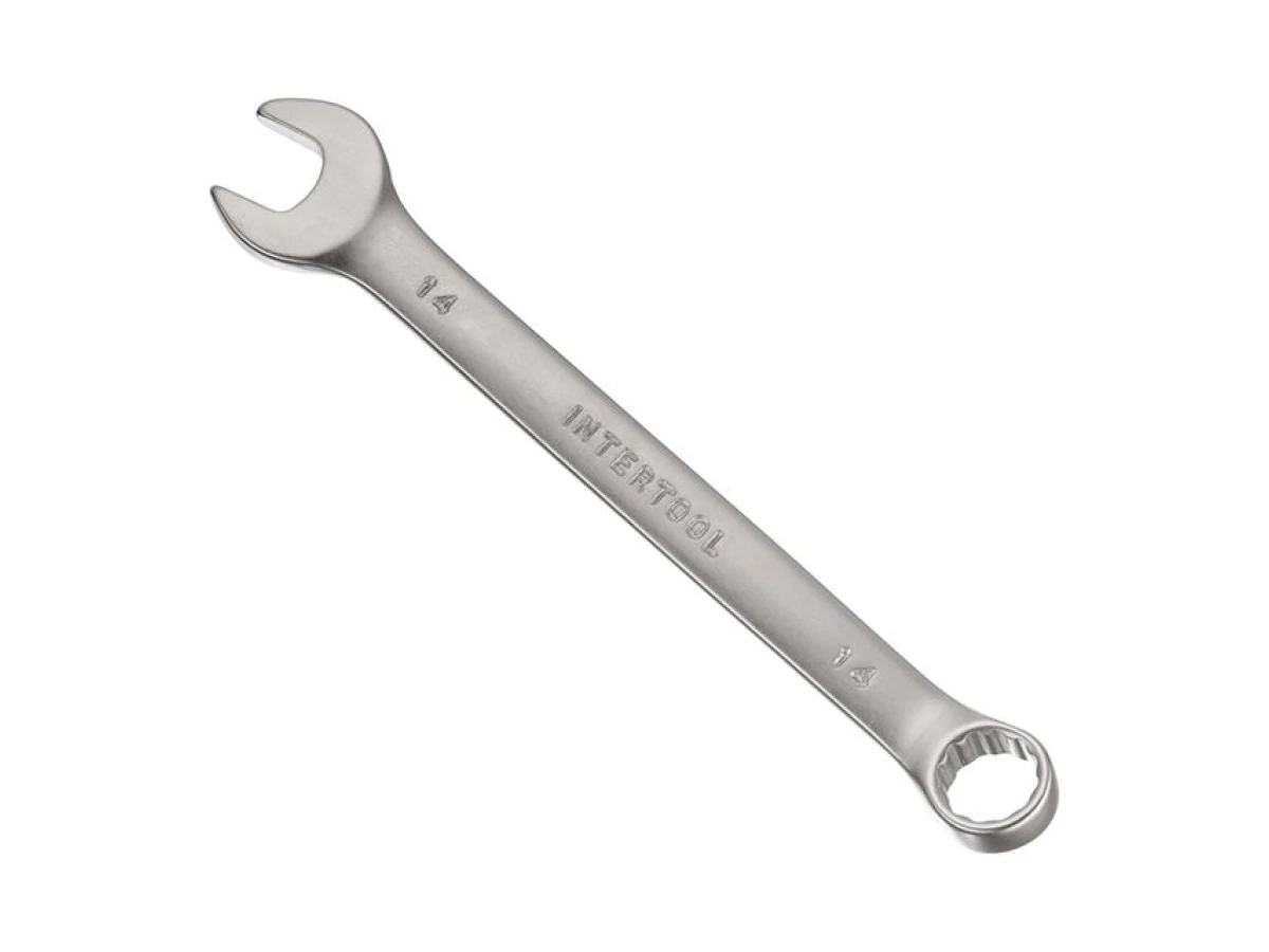 Ключ комбінований 14 мм CrV INTERTOOL HT-1214 