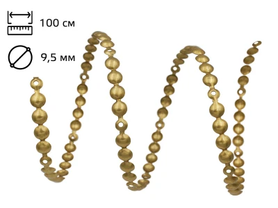 Стрічка цвяхова 9.5 мм Gold  (1м+19 цвяхів)