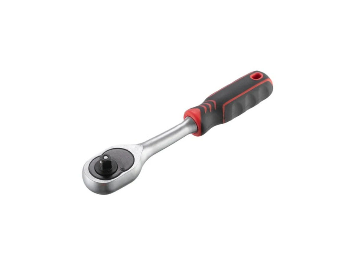 Рукоятка з храповим механізмом на 45 зубів 1/4'' (Проф) CrV INTERTOOL HT-2117 