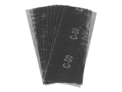 Сітка абразивна, 105 x 280 мм, К80, 10 шт. INTERTOOL KT-6008