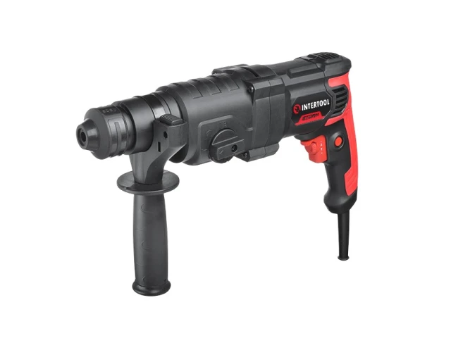 Перфоратор 1000 Вт, 3.5 Дж, 0-1100 об/мин, 0-4700 уд/мин, 3 режима, SDS plus INTERTOOL WT-0156 
