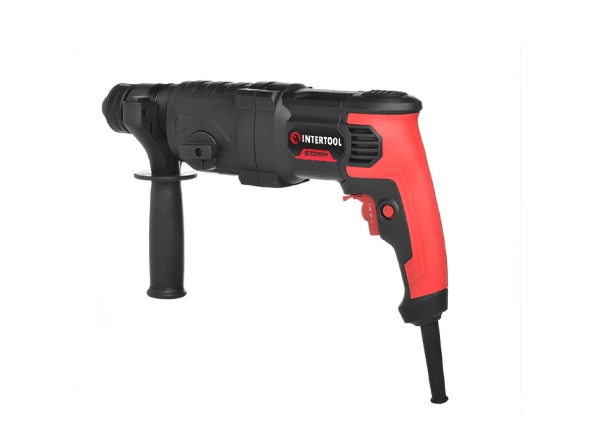 Перфоратор 1000 Вт, 3.5 Дж, 0-1100 об/мин, 0-4700 уд/мин, 3 режима, SDS plus INTERTOOL WT-0156 