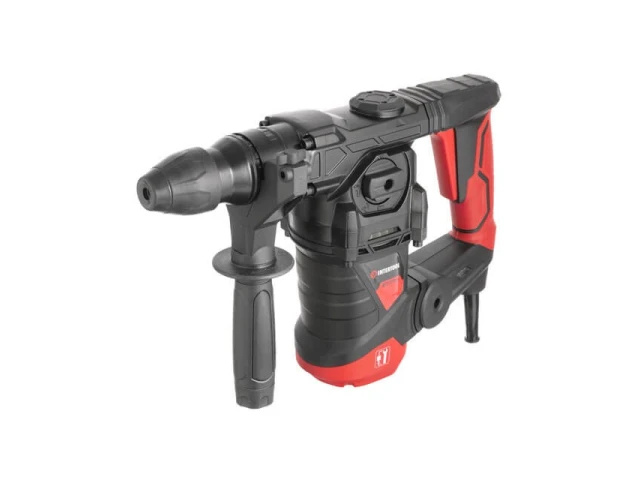 Перфоратор 1500 Вт, 3 режима, 0-850 об/мин, 0-4500 уд/мин, 6 Дж, регулировка оборотов INTERTOOL WT-0163 