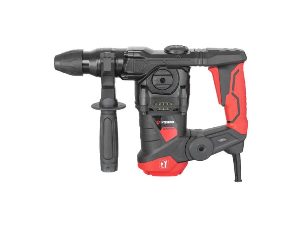 Перфоратор 1500 Вт, 3 режима, 0-850 об/мин, 0-4500 уд/мин, 6 Дж, регулировка оборотов INTERTOOL WT-0163 