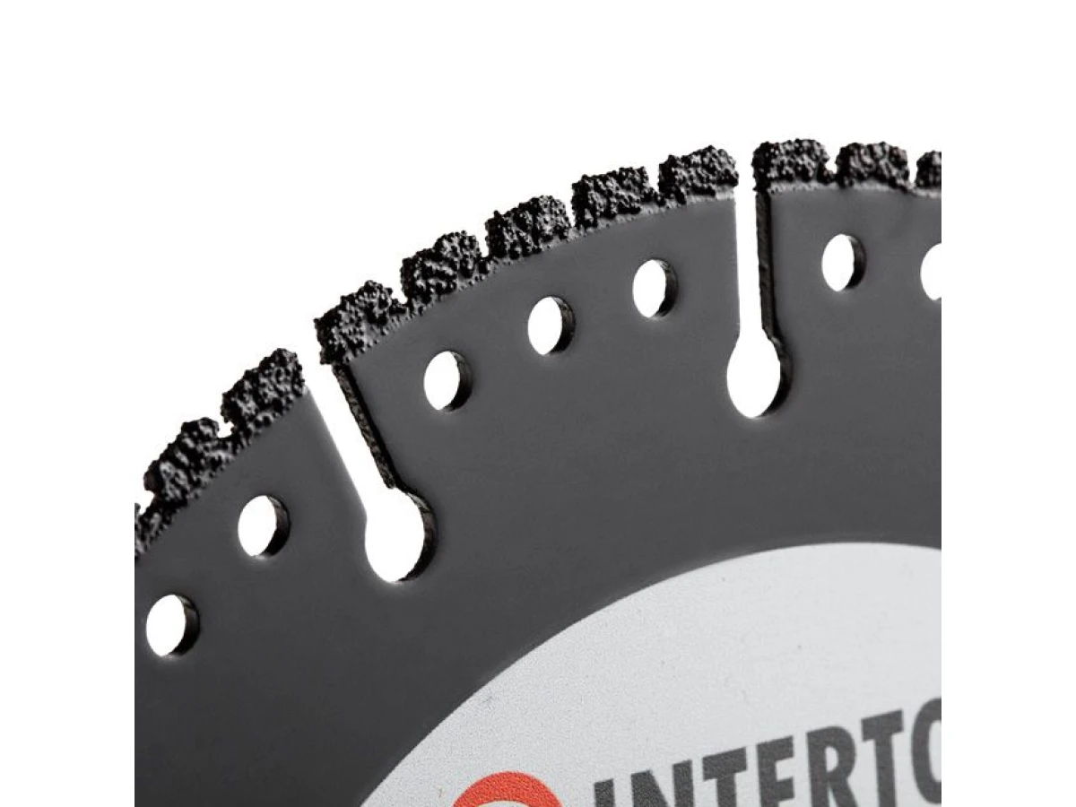 Диск алмазний універсальний сегментний 180*22.2 на кутову шліфувальну машину INTERTOOL CT-1011 