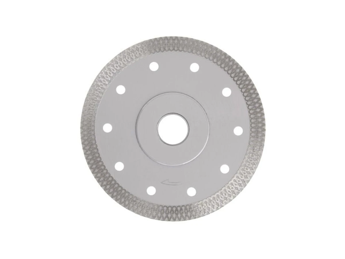 Диск алмазний відрізний з суцільною кромкою 125мм, по керамограніту INTERTOOL CT-3102 