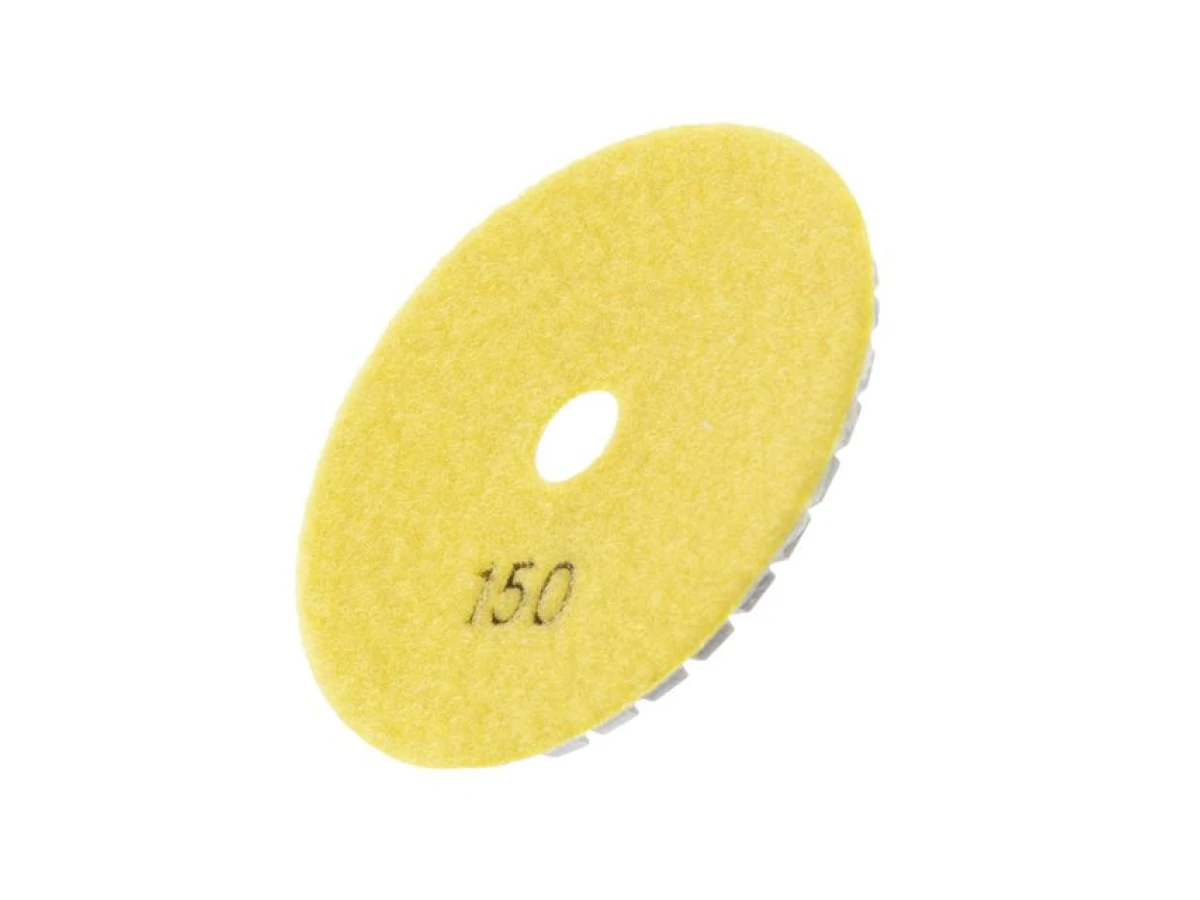 Коло алмазне шліфувальне гнучкий на липучці 100 мм P150. INTERTOOL BT-0909 