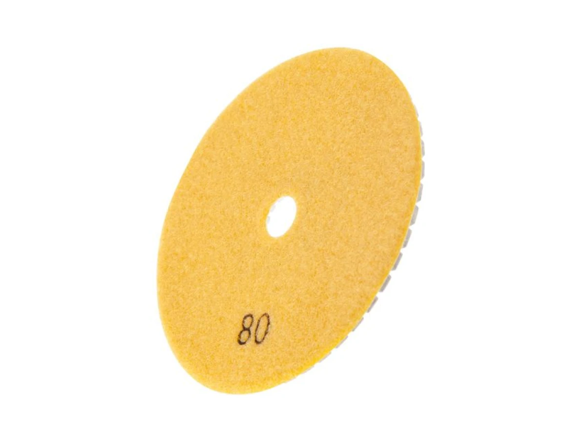 Коло алмазне шліфувальне гнучкий на липучці 125 мм P80. INTERTOOL BT-0926 