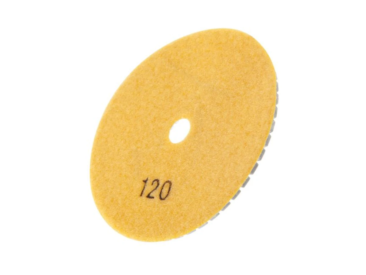 Коло алмазне шліфувальне гнучкий на липучці 125 мм P120. INTERTOOL BT-0928 