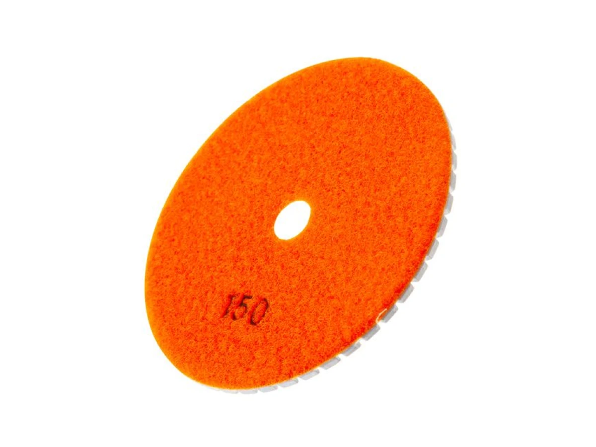 Коло алмазне шліфувальне гнучкий на липучці 125 мм P150. INTERTOOL BT-0929 