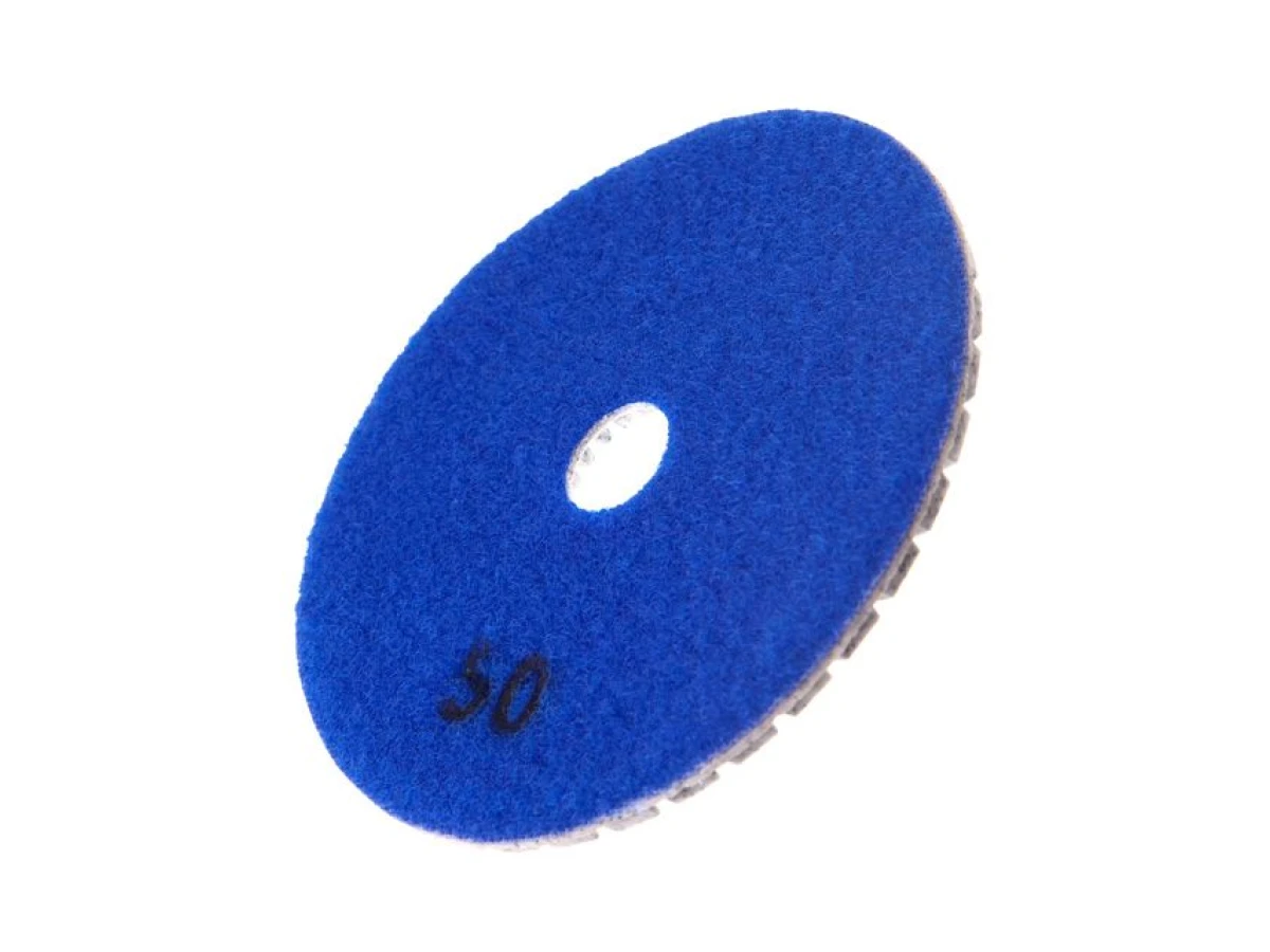 Коло алмазне шліфувальне гнучке на липучці 100 мм P50 INTERTOOL BT-0904 