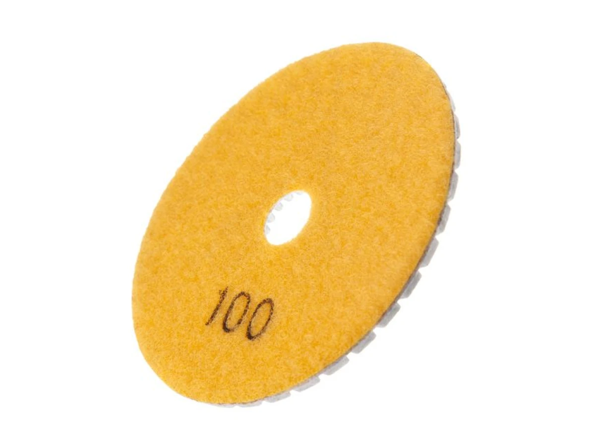 Коло алмазне шліфувальне гнучке на липучці 100 мм P100 INTERTOOL BT-0907 