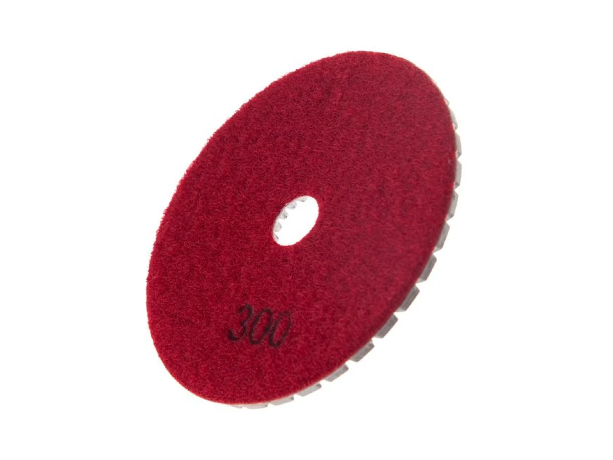 Коло алмазне шліфувальне гнучке на липучці 100 мм P300 INTERTOOL BT-0913 