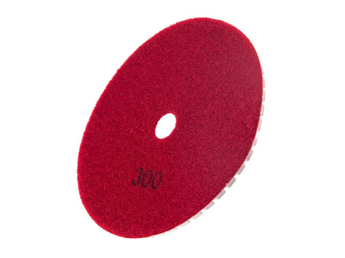 Коло алмазне шліфувальне гнучке на липучці 125 мм P300 INTERTOOL BT-0933 