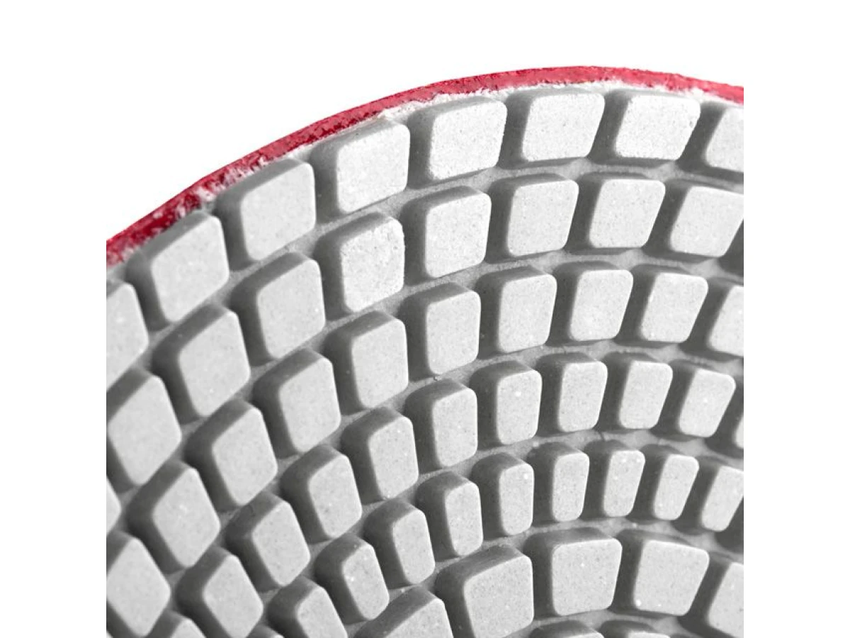 Коло алмазне шліфувальне гнучке на липучці 125 мм P300 INTERTOOL BT-0933 