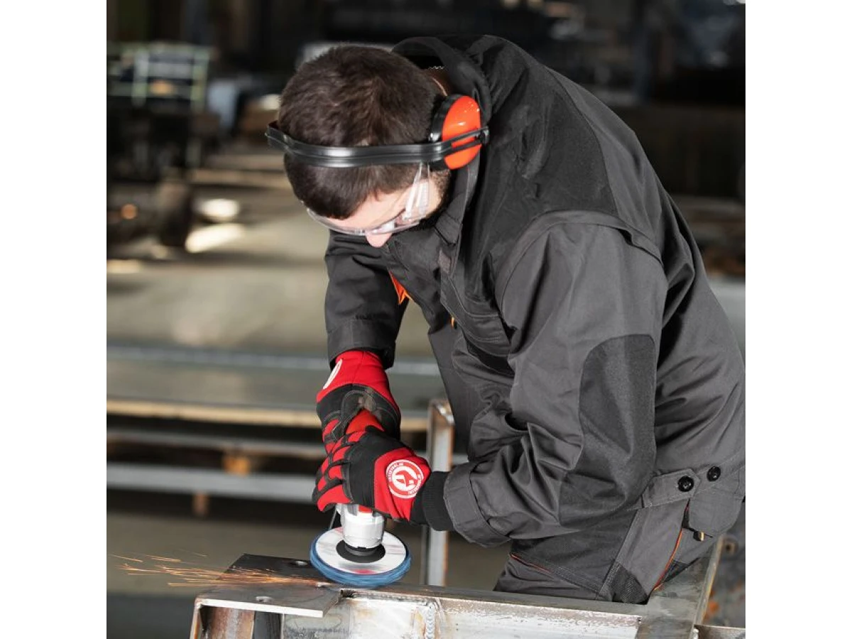 Диск зачистний із спіненого абразиву блакитний 125*22,2*13 мм, P46, T27 INTERTOOL BT-0604 