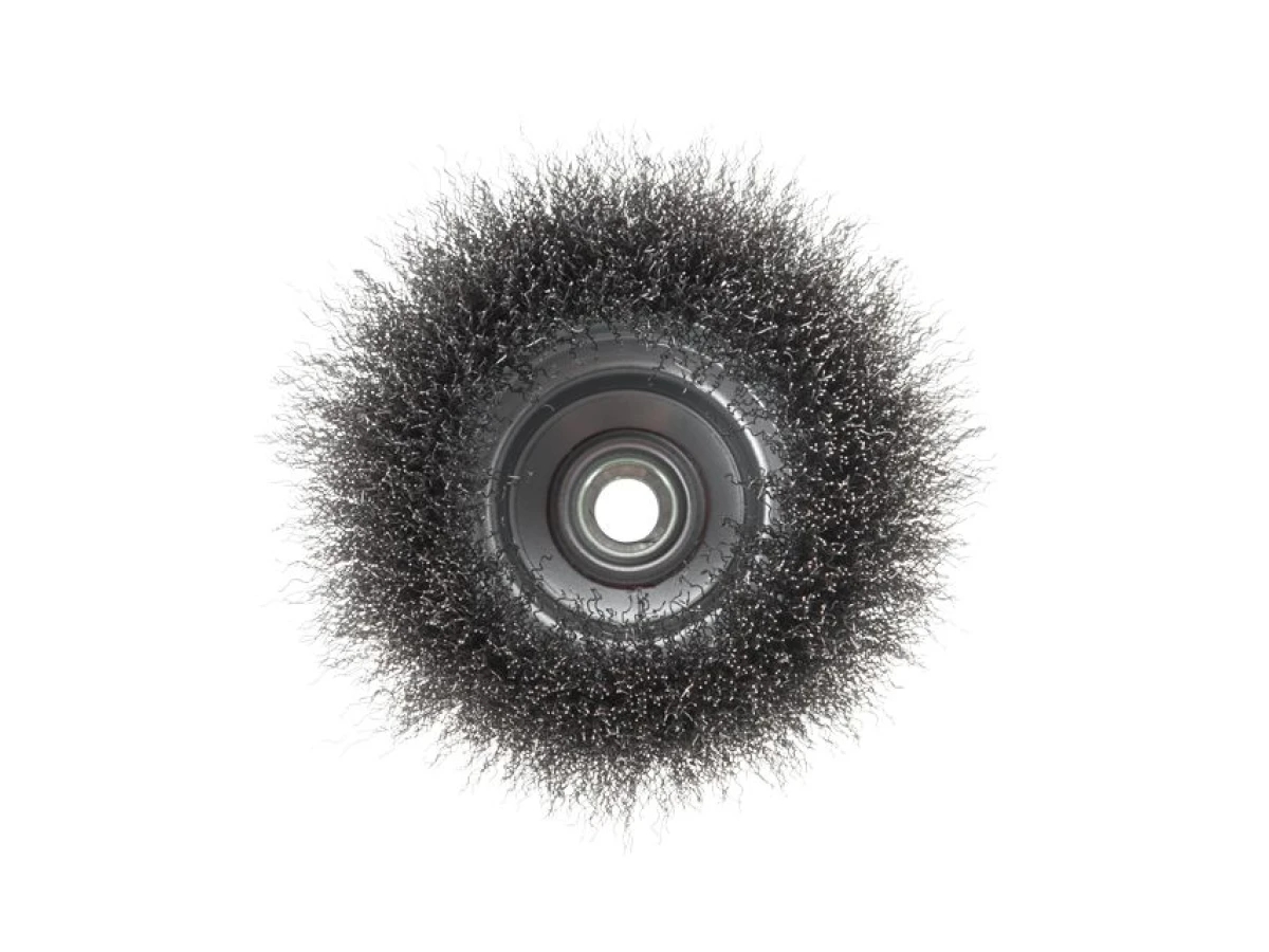 Щітка чашкова 125 мм, для КШМ, М14 (кручений дріт) INTERTOOL BT-1125 